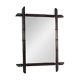 Old mirror with bamboo-style wooden frame 74x53 cm C437