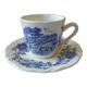Sarreguemines BP coffee cup and saucer