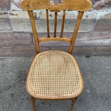Chaise bois courbé viennoise 19eme J J Kohn