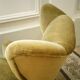 Danish wingback chair years 50-60 green armchair