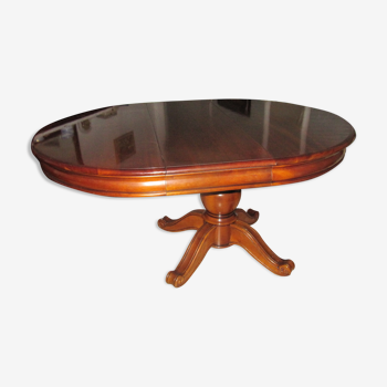 Table diamètre en bois massif