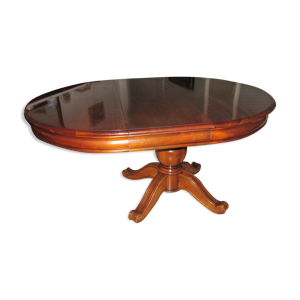 table diamètre en bois