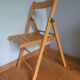 Wooden folding chair