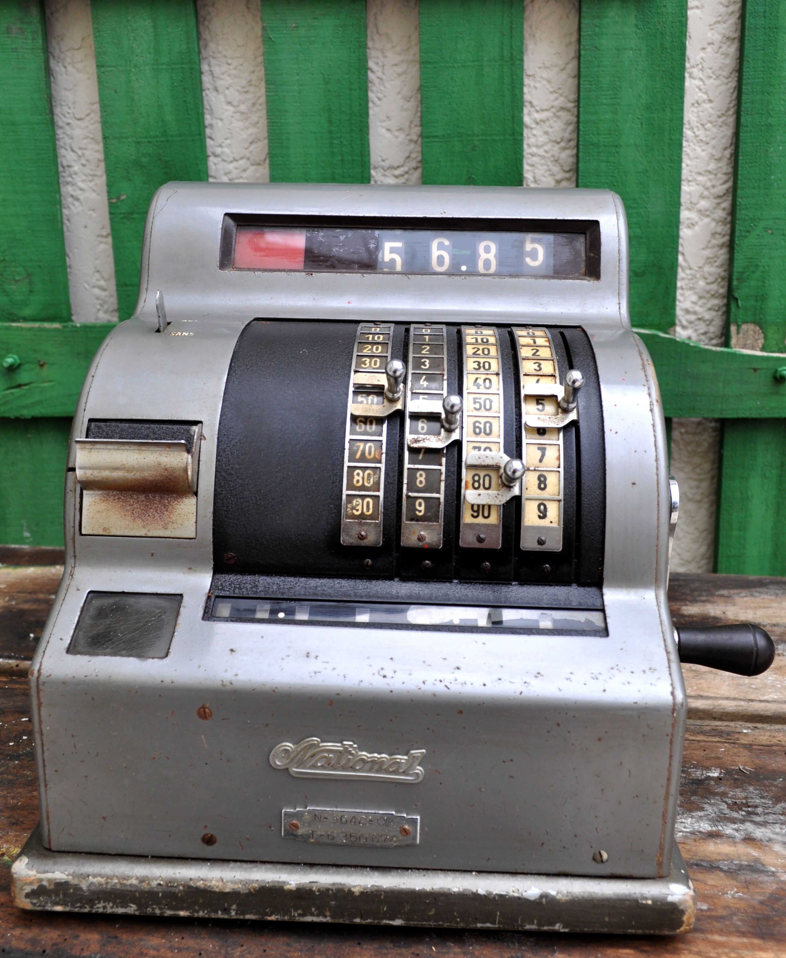 Vintage cash register "national"