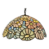 Tiffany glass paste floral suspension