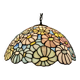 Suspension florale en pate de verre Tiffany