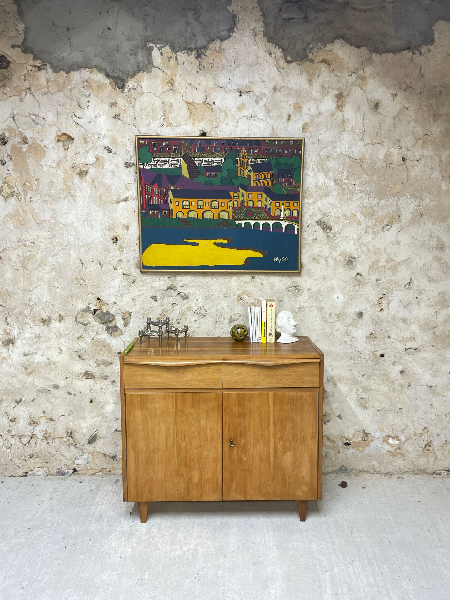 Peinture la rivière jaune