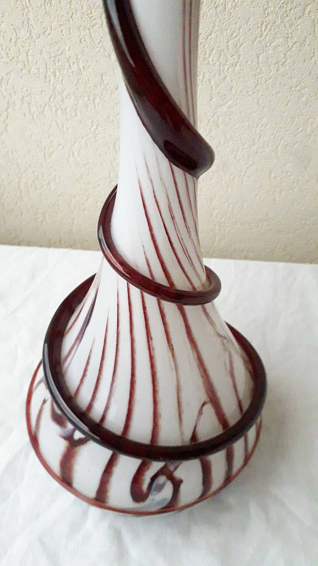 Vase soliflore en verre Diverchy
