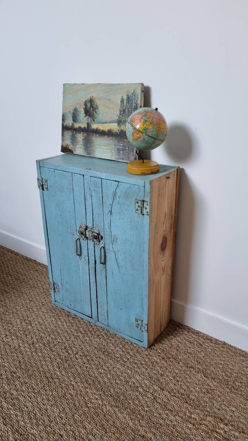 Workshop furniture small old cabinet