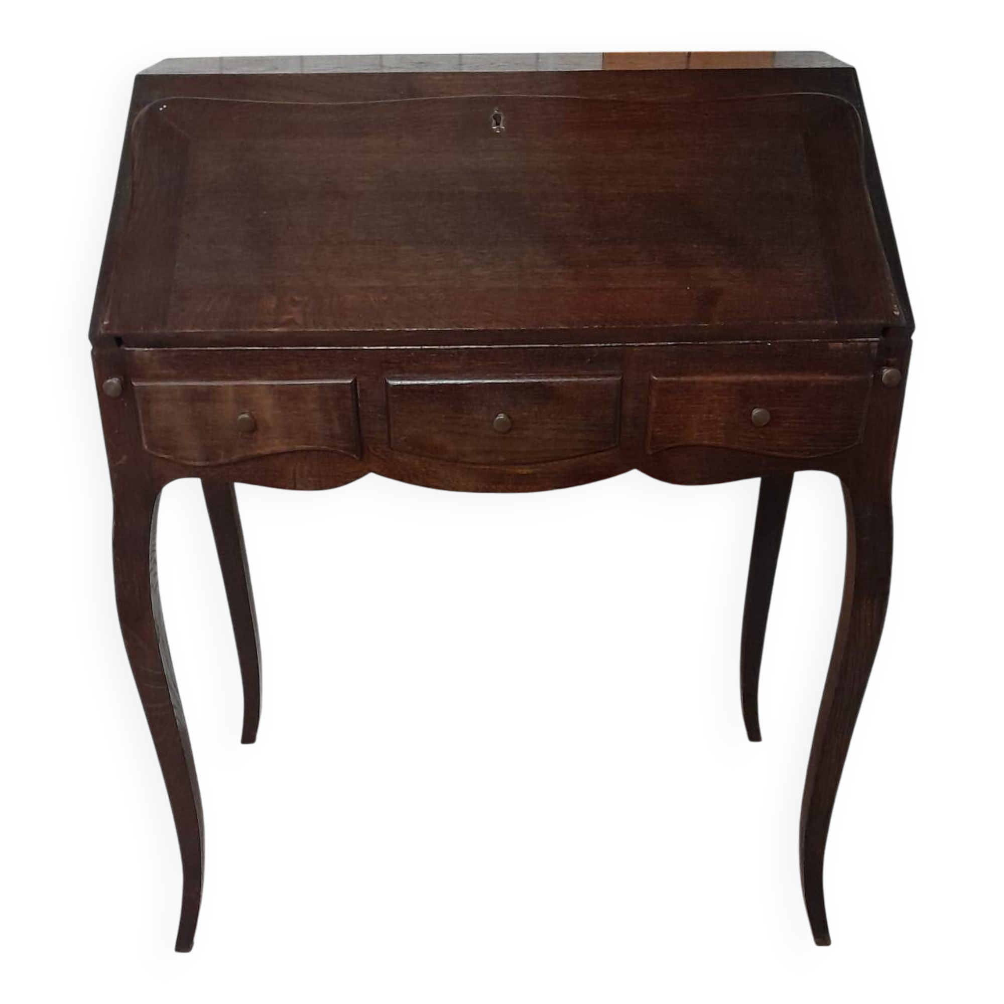 Secrétaire dos d'âne ou bureau de pente style Louis XV