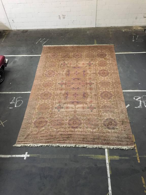 Carpet handmade new art with floral design Theo Nieuwenhuis 367x555cm