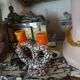 Vallauris chandelier 2 branches vintage