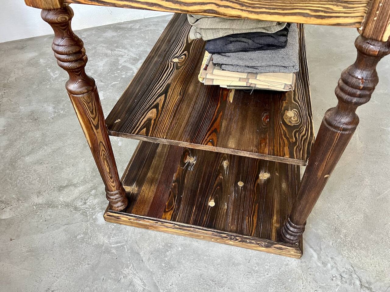 Table - 50s drapery console