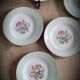 Set 6 plates Amandinoise fleuries