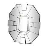 Art deco mirror 107x89cm