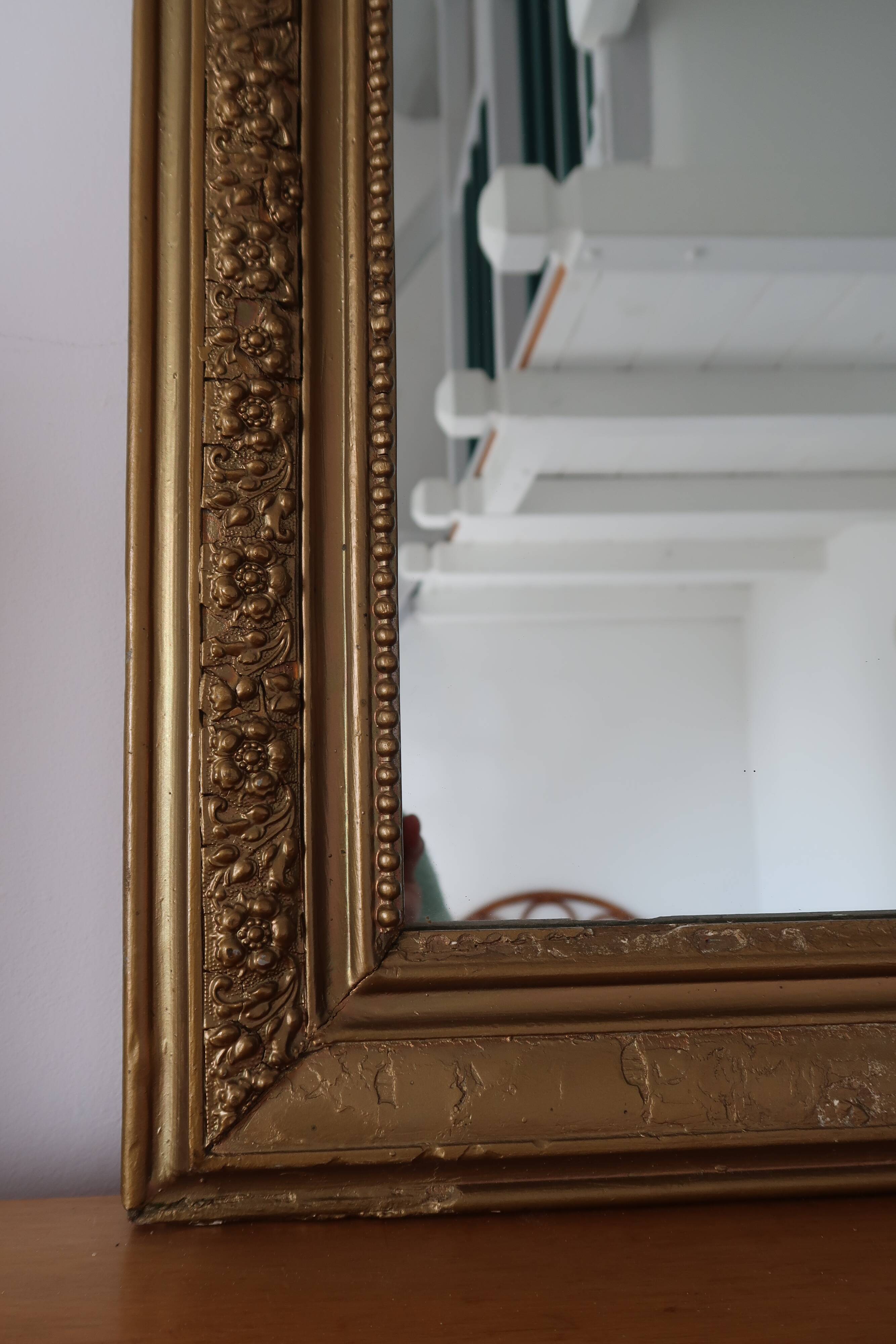 Louis Philippe vintage mirror 53x43cm