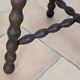 Tripod plant stand turned wood stool