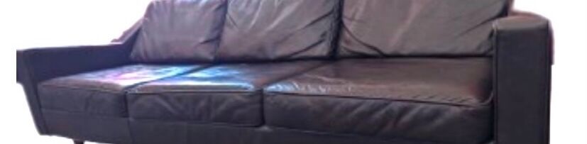4 seater genuine leather sofa