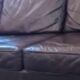 4 seater genuine leather sofa