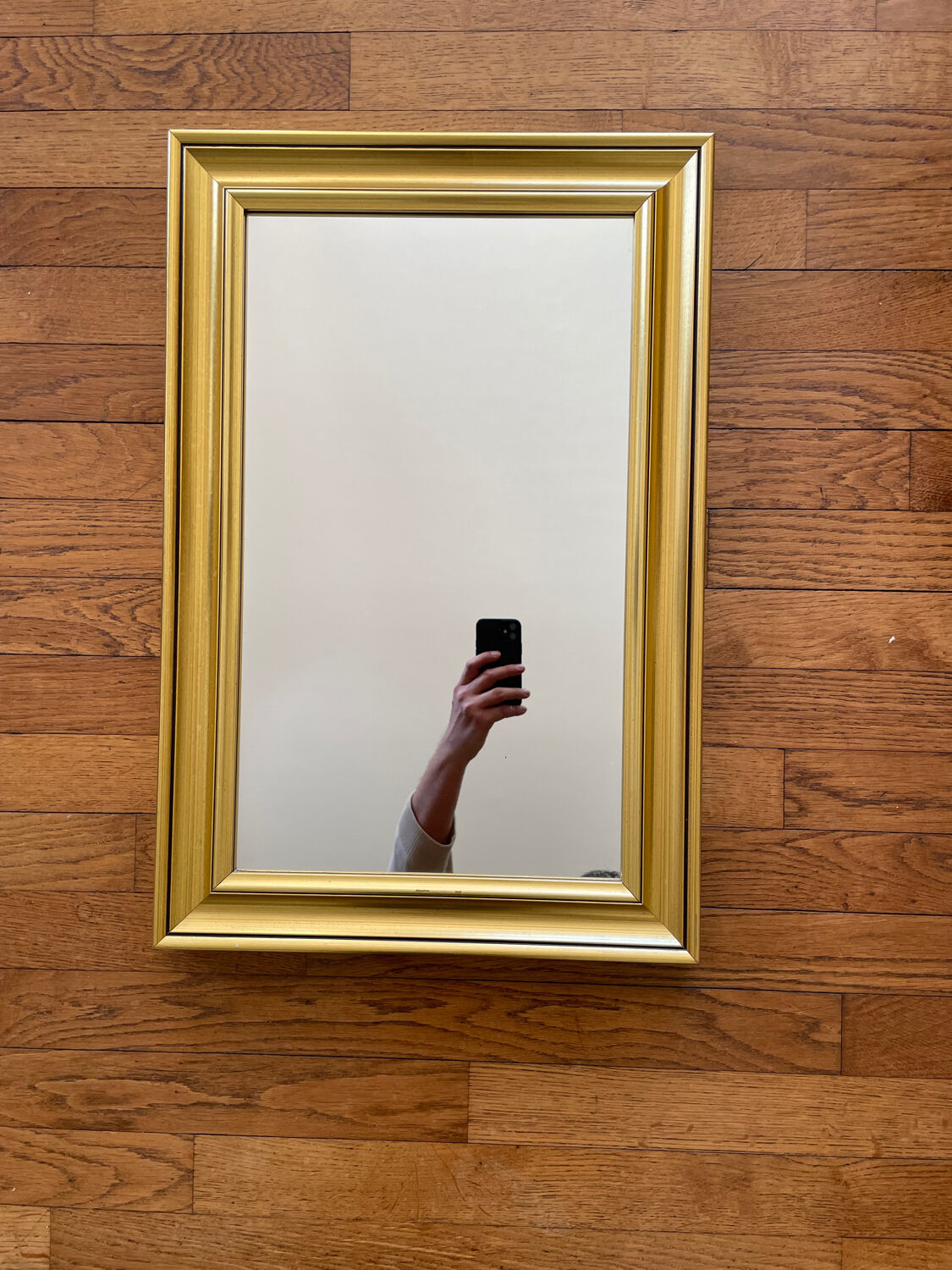 Antique gilded mirror