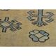 1970s Vintage Turkish Handmade Wool & Cotton Orange Area Rug 134x213