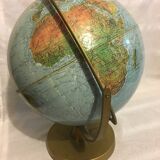 World map in relief