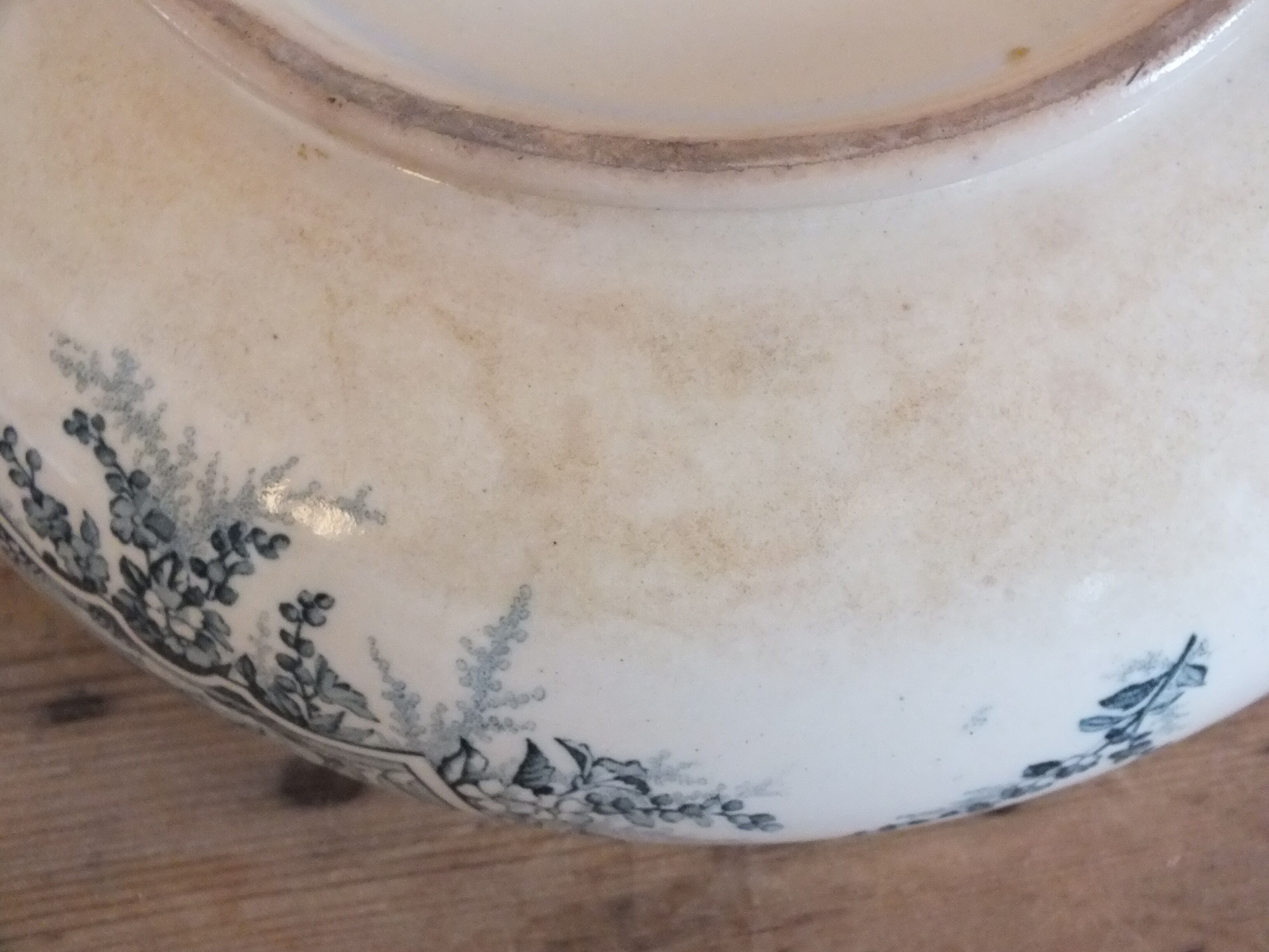 Body of tureen Lunéville Terre de Fer service pheasants