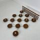 Vintage Scandinavianteak and Metal Coat Rack, 1960s