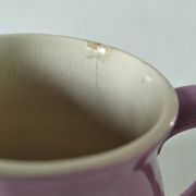 Pichet Villeroy & Boch Mettlach Ehrang, cream and plum