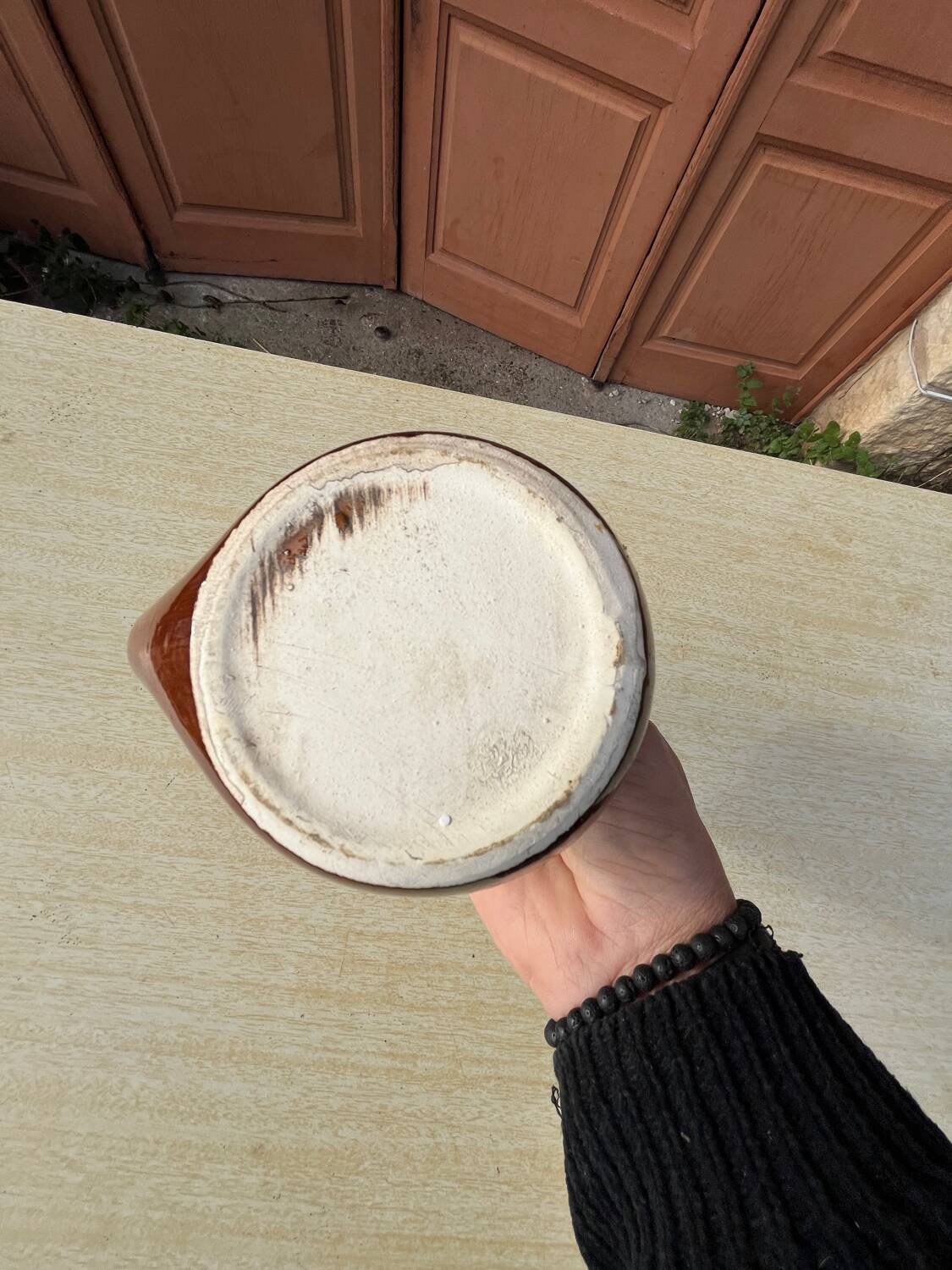 Vintage ceramic pitcher