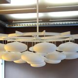 Impressive large modern cloud chandelier from the mid-century Milchhalle Vienna.