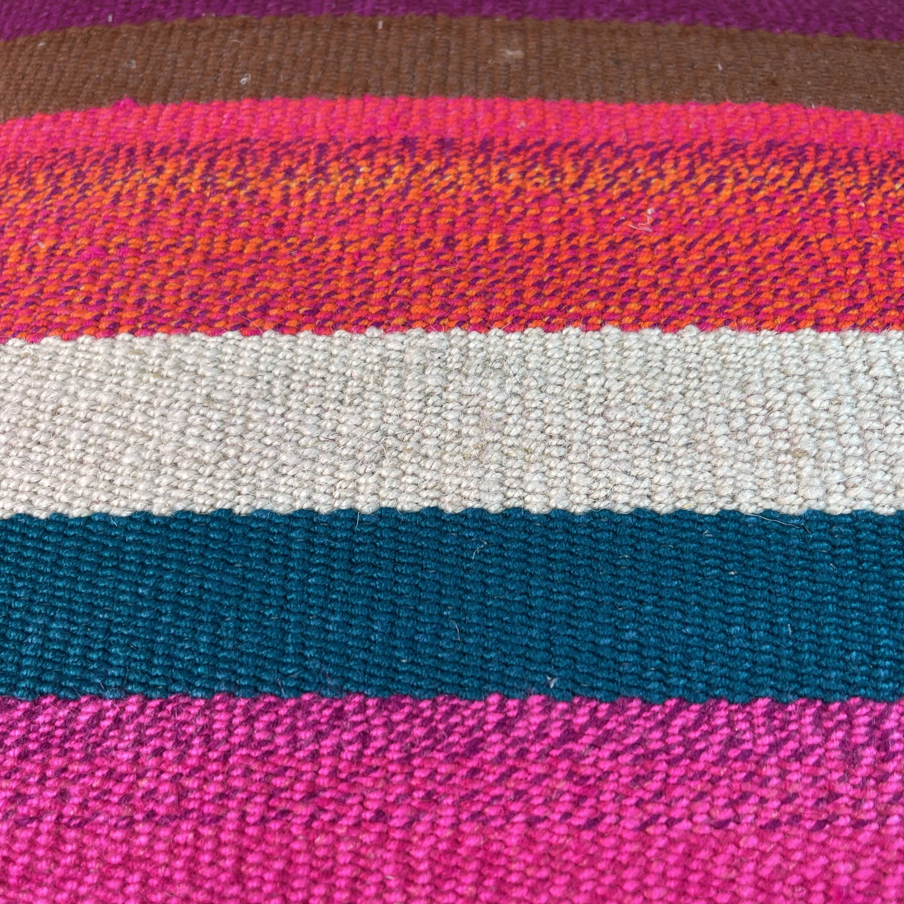 Vintage turkish kilim cushion cover , 40 x 40 cm