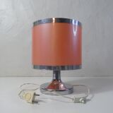 Vintage pink and silver lamp