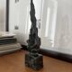 Sculpture abstraite en bronze du milieu du siècle