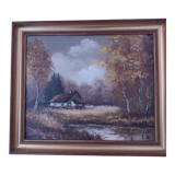 Signed oil painting