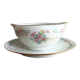 Saucière sur dormant fixe en porcelaine de Limoges - Porcelaine Limousine