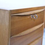 Walnut Executive Desk – 1960s Mid-Century Design Office Table