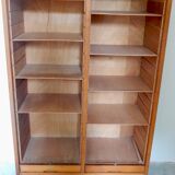 Double wooden curtain binder