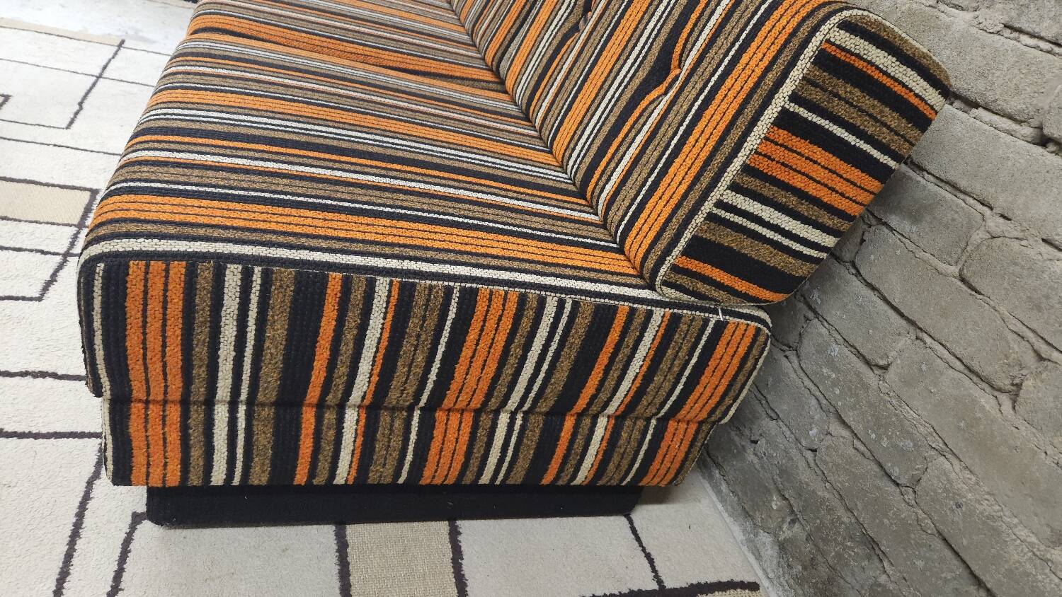 Daybed canapé modulable 1970 vintage