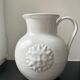 Vase, white ceramic sun jug