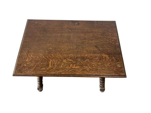 Table d'appoint vintage en bois bobbin / table basse / table à café
