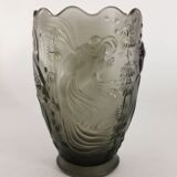 Art Nouveau vase Josef Inwald glass decor Koi Carps 1900