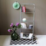 Vintage aluminium floor library