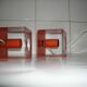 Pair of Orange Lamps from the 70s