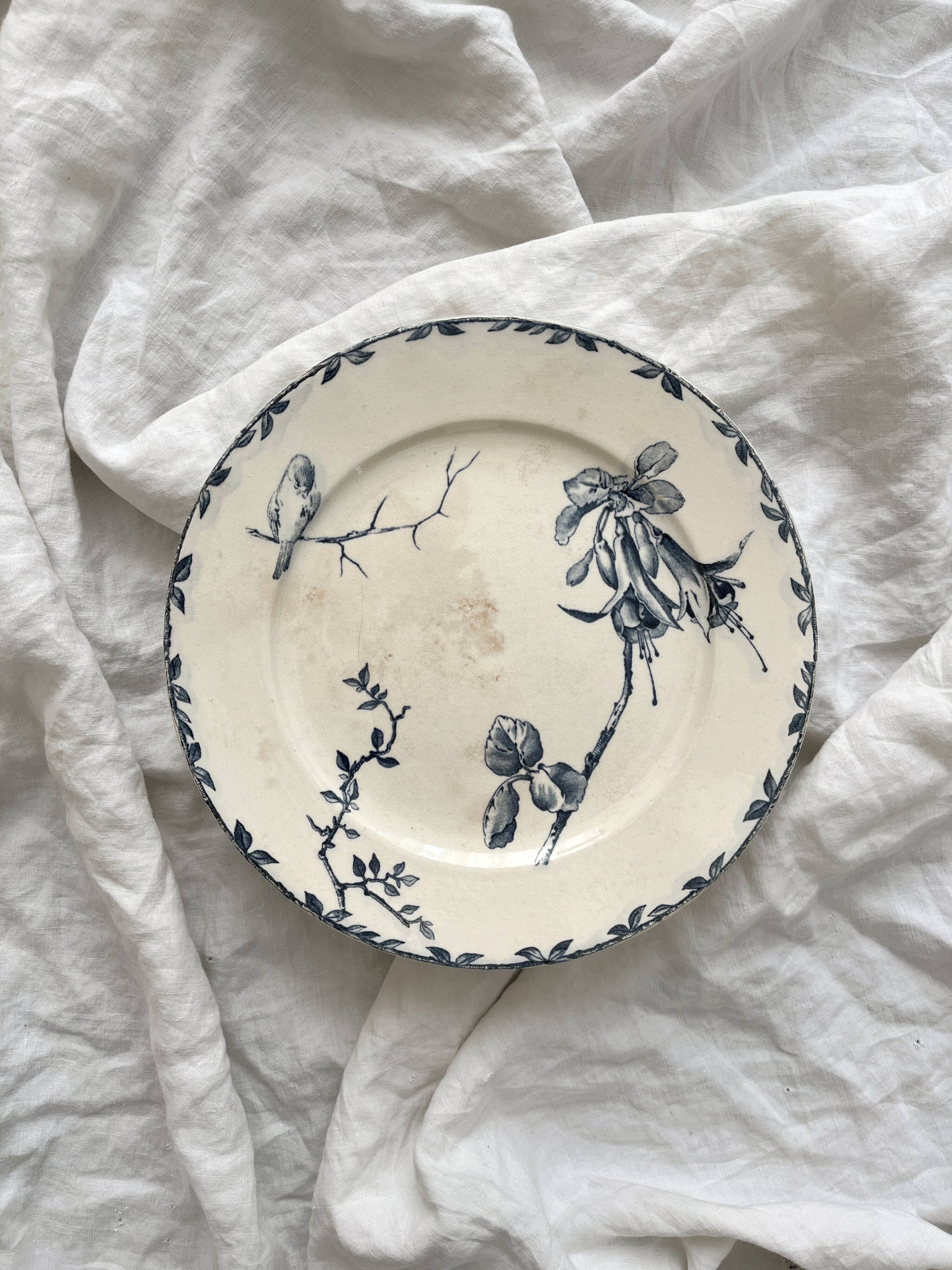 Low ironstone fruit bowl "Oxford" Choisy le Roi