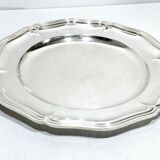 Christofle - Silver-plated metal rimmed plate