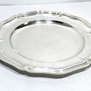 Christofle - Plat contours en métal argenté
