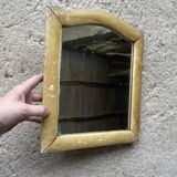 Old golden frame mirror