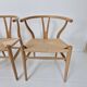 Chaises Wishbone CH24 de Hans J. Wegner par Carl Hansen & Søn, Danemark, Ensemble de 5
