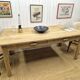 Solid oak farmhouse table